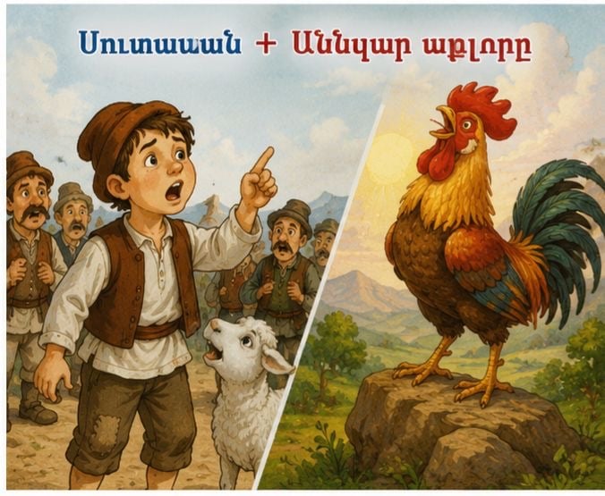 «Սուտասանն ու անհաղթ աքլորը» հեքիաթ